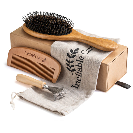 Shop Our Boar Bristle Hair Brush and Comb On Amazon