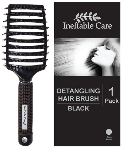 Shop Our Boar Bristle Hair Brush set - Black On Amazon