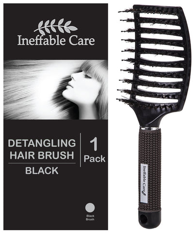 Shop Our Boar Bristle Hair Brush set - Black On Amazon