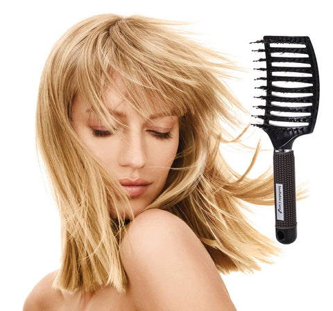 Shop Our Boar Bristle Hair Brush set - Black On Amazon