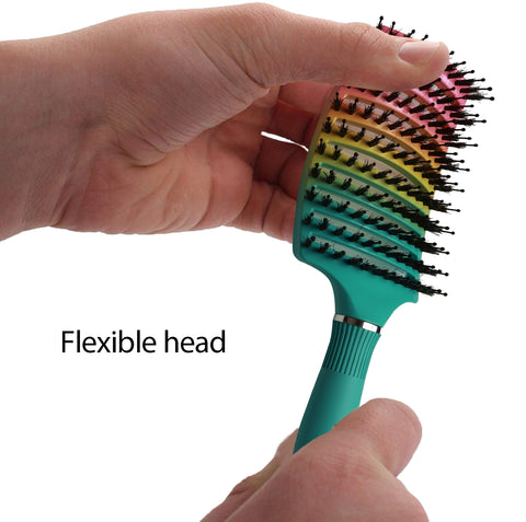 Shop Our Boar Bristle Hair Brush set - Rainbow On Amazon