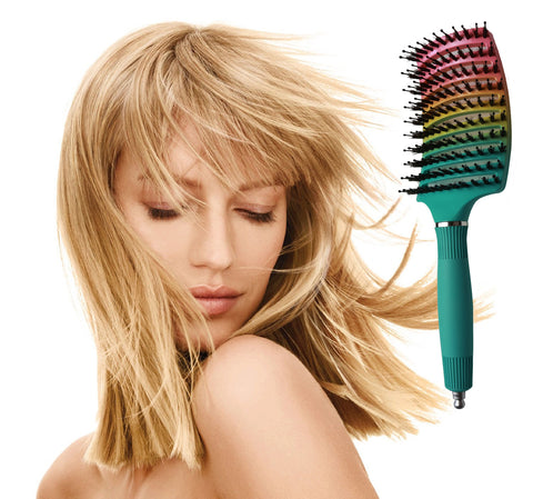 Shop Our Boar Bristle Hair Brush set - Rainbow On Amazon